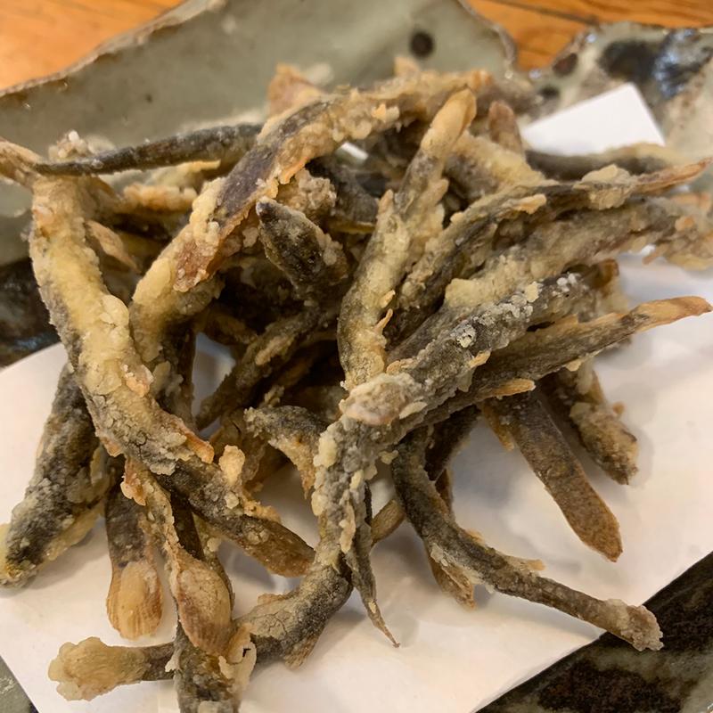 小間どじょうの唐揚げ(ぽんぽこ亭)