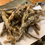 小間どじょうの唐揚げ(ぽんぽこ亭)