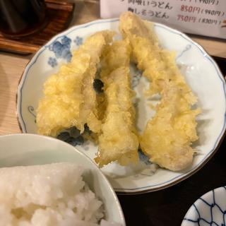 ホルモンの天ぷら（あおい定食）