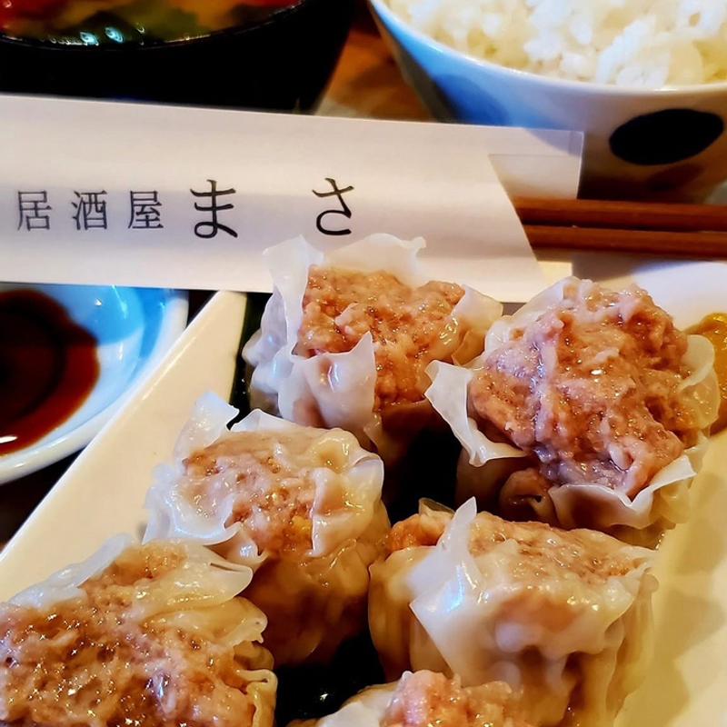 手作りシューマイ定食(居酒屋まさ)
