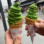 濃茶ソフトクリーム