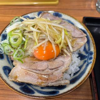 月見チャーシュー丼(ラーメンショップ 城東店)