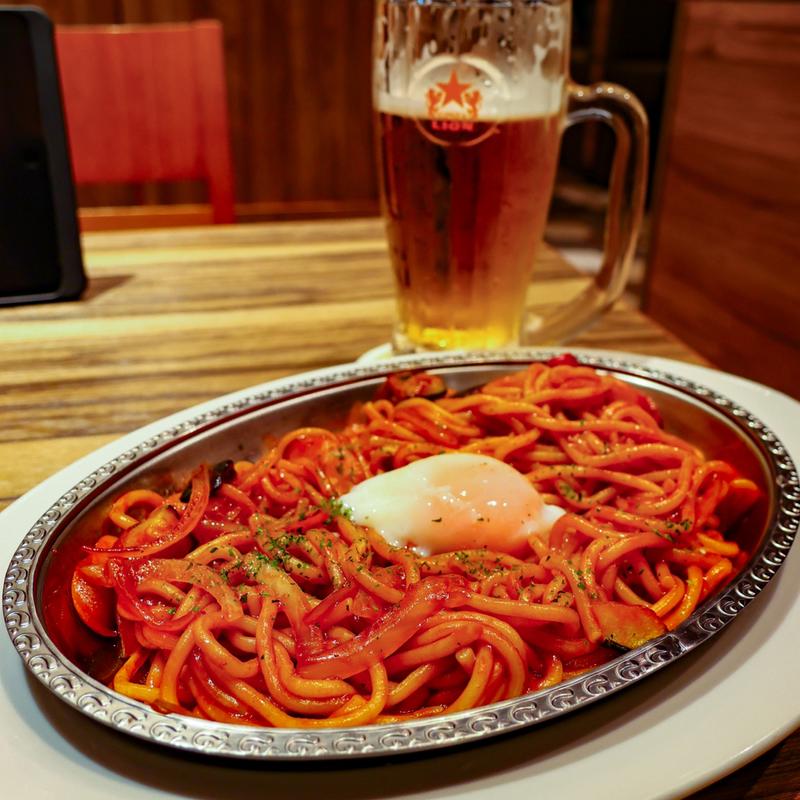 ナポリタンスパゲッティ(銀座ライオンLEO ネクスト船橋店)