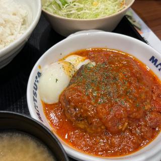 うまトマハンバーグ定食