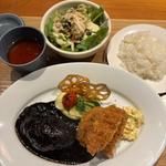 ハンバーグとカツ(上野洋食 遠山)