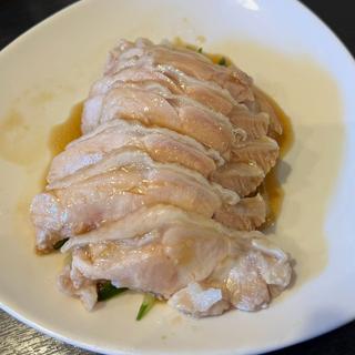 白切鶏(蒸しとり) 小(ベトナム&中華料理 華福)