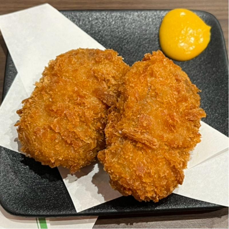 鹿メンチカツ2個(酒場食堂 菊富士本店 勝田台駅)