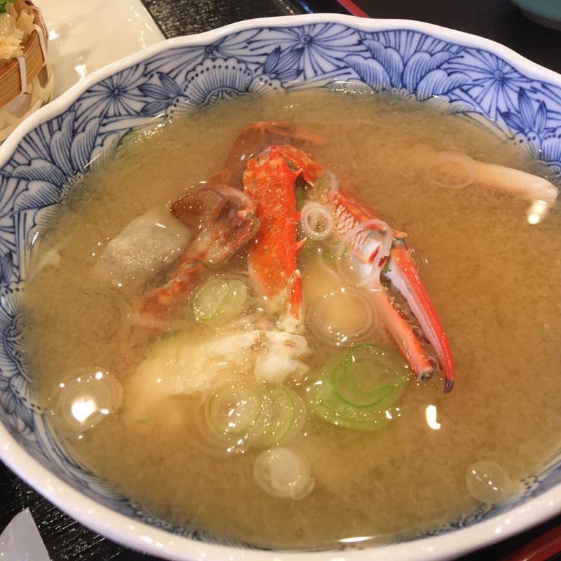 蟹汁(魚のレストラン 番屋亭)