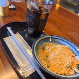 わらび餅セット(峠の茶屋 一軒家)
