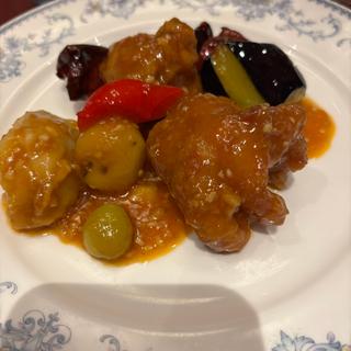 鶏肉絡め揚げ(頤和園 霞が関店)