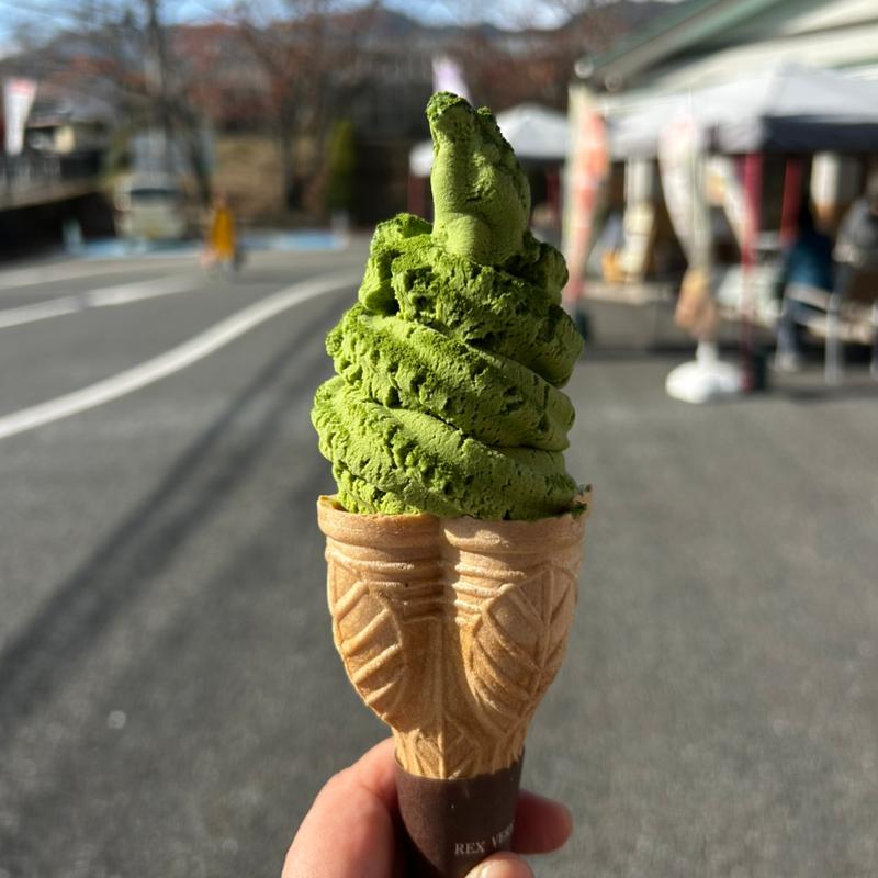 ソフトクリーム(お抹茶)(和束茶カフェ )