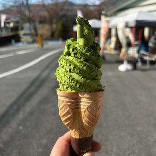 ソフトクリーム(お抹茶)(和束茶カフェ )