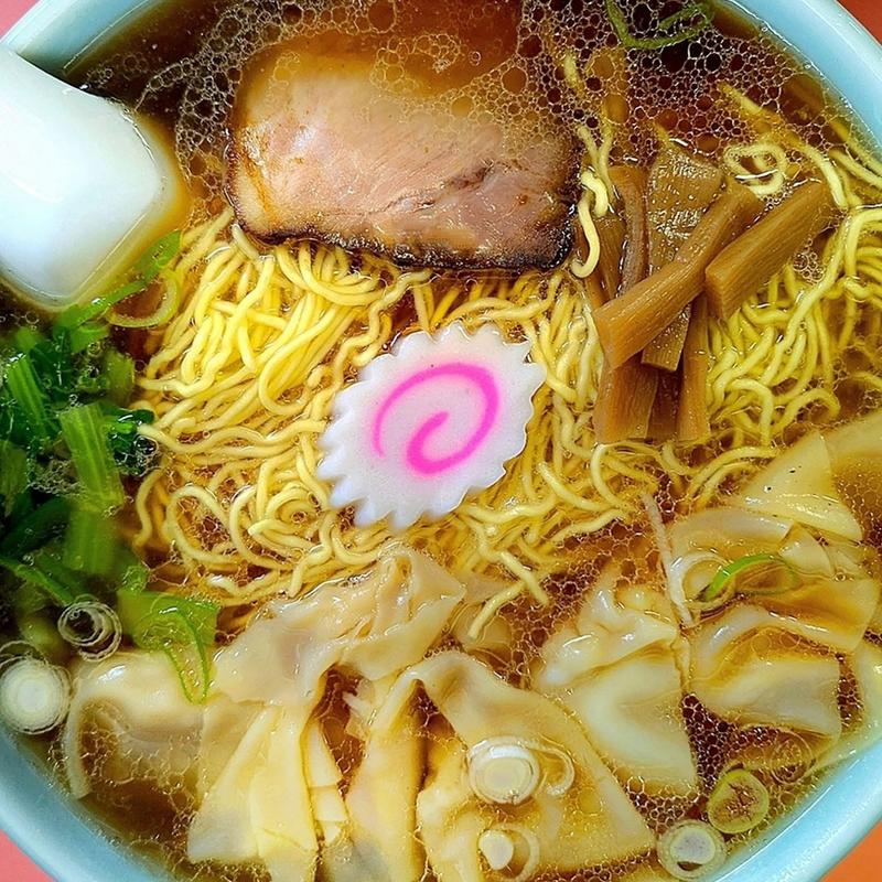 ワンタン麺 麺硬め(山田屋)