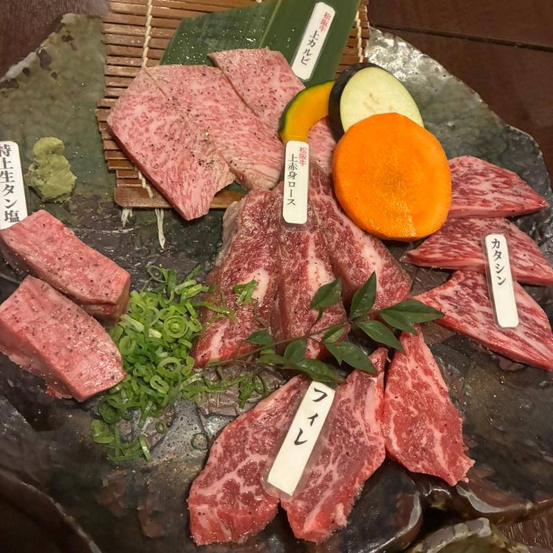 厳選5点盛り(松阪牛 たんど)