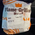 ダブルにんにくガーリックバーガー(バーガーキング 稲葉バイパス店)