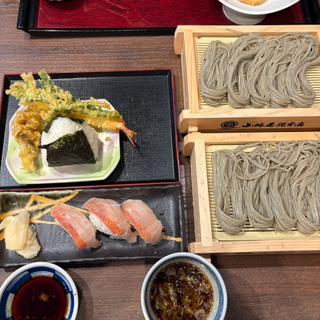 へぎそば にぎり3カン おにぎり