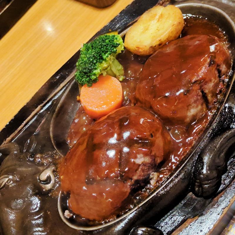 げんこつハンバーグランチ(炭焼きレストランさわやか 吉田店 )