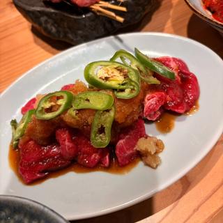 牛すじニンニク青唐(焼肉ホルモン こたろう 尾張旭渋川店)