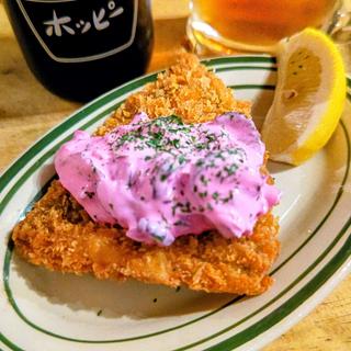 アジフライ 柴漬けタルタル(チャコールスタンド野毛)