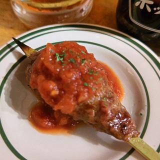 メリーさんのラムつくね(サルサ)(チャコールスタンド野毛)