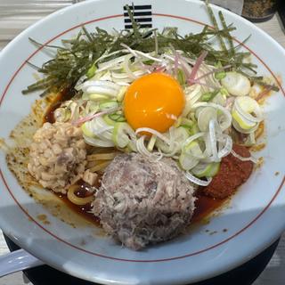 烈火ひっぱり混ぜそば