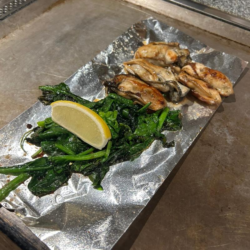 かきバター(お好み焼 雅)