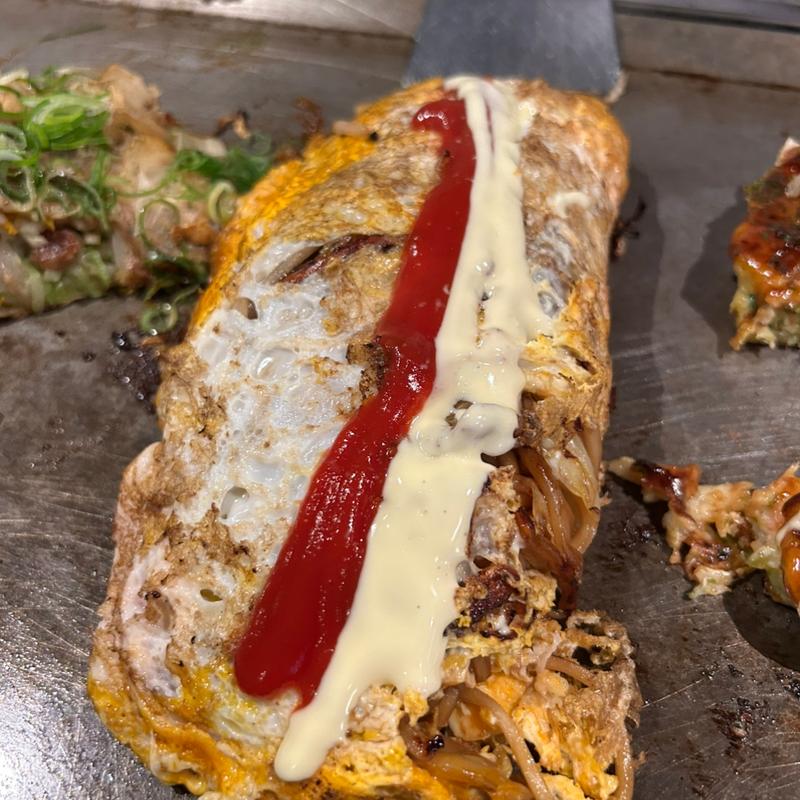 オムそば(お好み焼 雅)