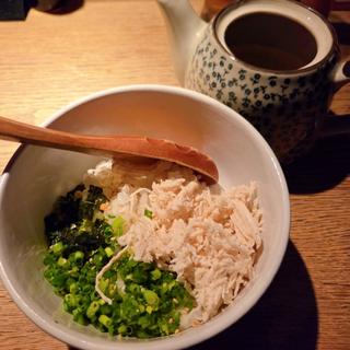 鶏ダシ茶漬け(鶏卸直営 朝びき専門 八金 高槻店)