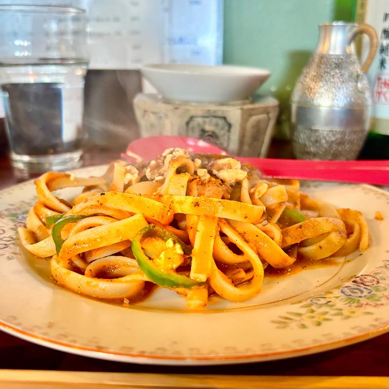 魚介出汁のフェットチーネ(にほん酒や)