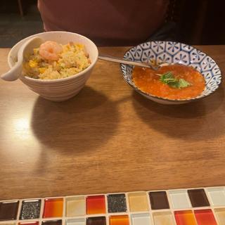 五目炒飯➕海老チリ(彩華 （サイカ）)