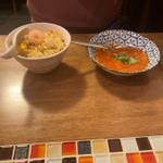 五目炒飯➕海老チリ