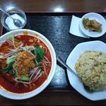 日替わり（辛口刀削麺＋半チャーハン）(ニイハオ大井町店)