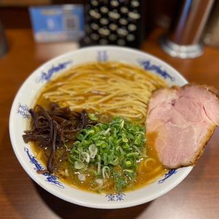 ストロング醤油豚骨ラーメン大盛(ラーメンニキ新橋)