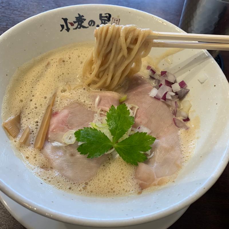 鶏白湯そば(小麦の星)