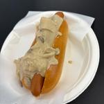 濃厚きのこソース ホットドッグ