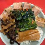 濃厚白みそとんこつラーメン半ライスセット