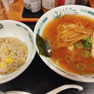 ラーメン半炒飯セット(日高屋 東銀座店)