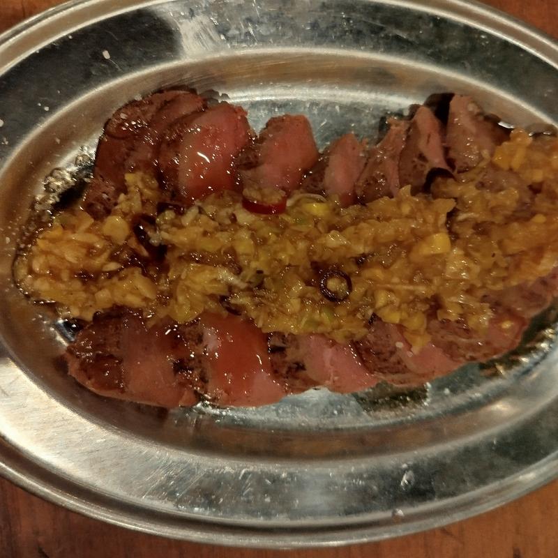 牛タン炙り焼き(越谷ミート酒場ビンゴ)