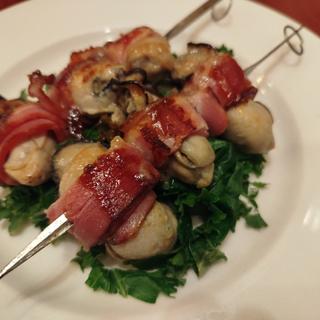 牡蠣のベーコン巻きブロシェット(2本)(ロイヤルホスト春日部店)