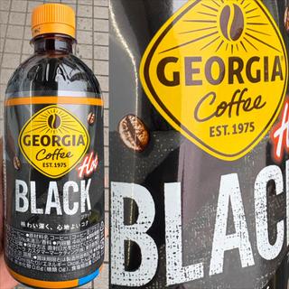 GEORGIA Coffee・BLACK・Hot(自動販売機)
