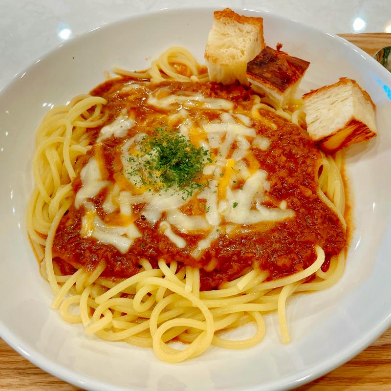 キーマカレーパスタ(京都祗園ボロニヤ珈琲店)