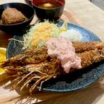 大海老フライ定食(おおさかうまいもん食堂 佐海屋)