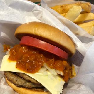 ダブルモスチーズ(モスバーガー都立大学店)