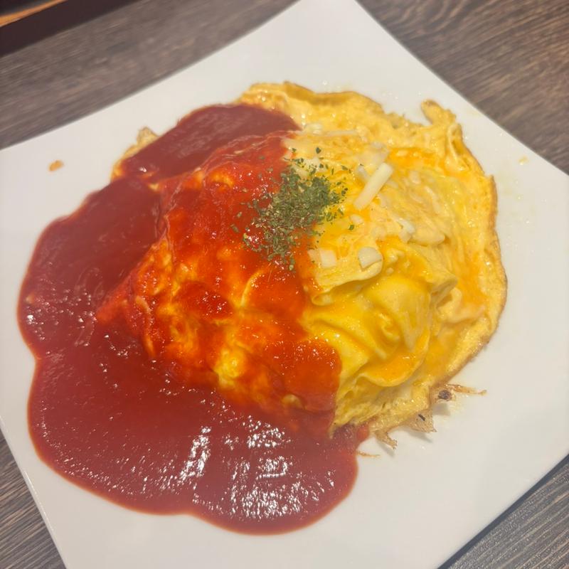 チーズオムライス(さかい珈琲 京都園部店)
