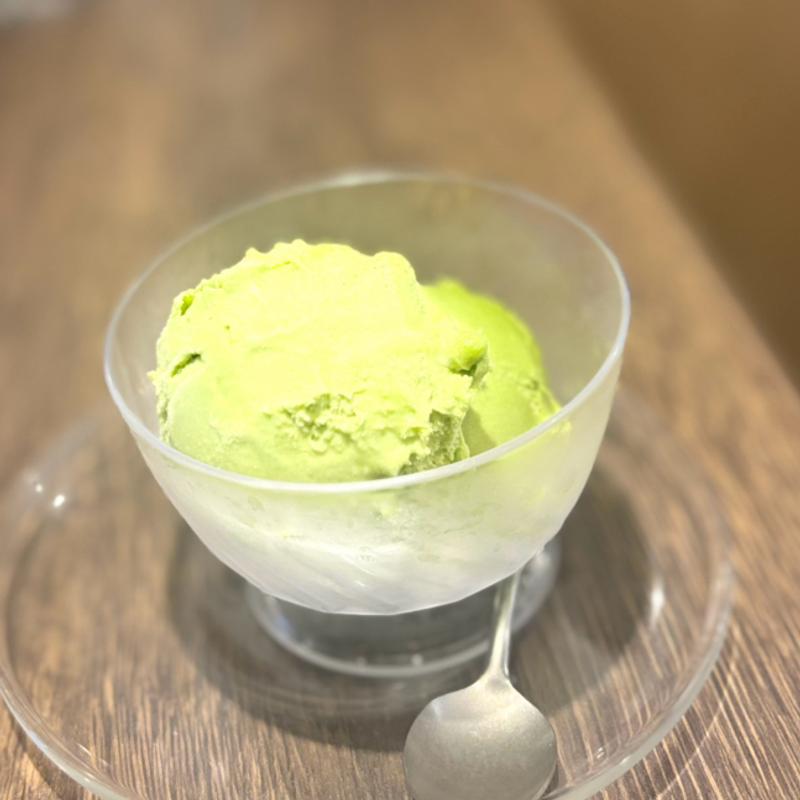 抹茶アイス(さかい珈琲 京都園部店)