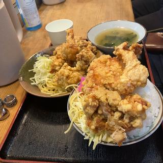 唐揚げ定食増し(三松 )