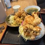 唐揚げ定食増し