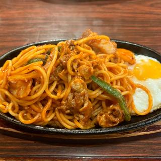ナポリタン目玉焼きトッピング