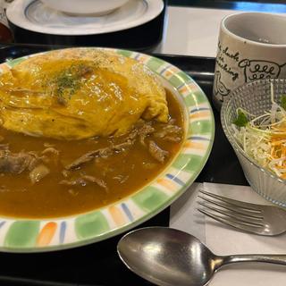 ピリ辛オムピラフ カレーソース