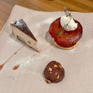 栗のチーズケーキ タルトタタン